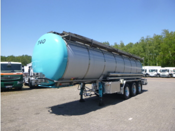 Tanktrailer för transportering livsmedel Burg Food tank inox 26.8 m3 / 1 comp + pump: bild 1