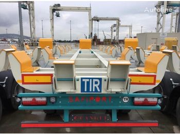 Ny Containerbil/ Växelflak semitrailer för transportering container CANGÜLLER TREYLER İn Port Container Carrier: bild 1