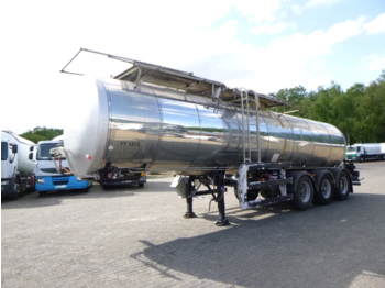Tanktrailer för transportering livsmedel Clayton Food tank inox 23.5 m3 / 1 comp + pump: bild 1