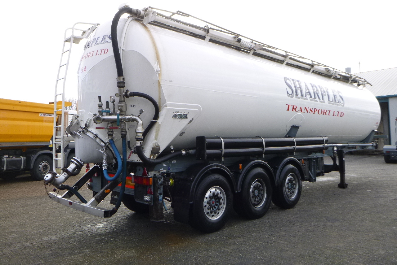 Tanktrailer för transportering mjöl Cobo Powder tank alu 58 m3 (tipping): bild 4