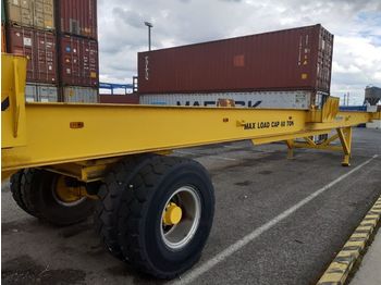 Containerbil/ växelflak semitrailer Buiscar Flexi FD60-40ft.