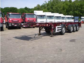 Dennison 3+1 axle 2 x 20 ft combi trailer - Containerbil/ Växelflak semitrailer