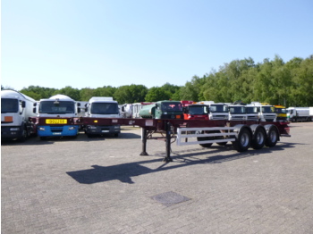 Containerbil/ växelflak semitrailer Dennison 3-axle container trailer 40 ft