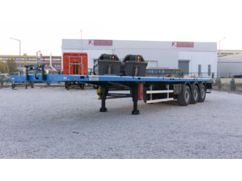 EMIRSAN 12 locks Flatbed Trailer - Containerbil/ Växelflak semitrailer