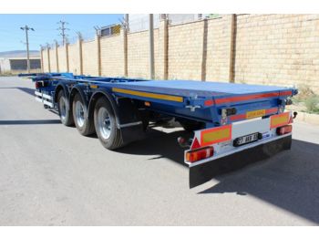 EMIRSAN 45 Feet Skeletal Container Trailer - Containerbil/ Växelflak semitrailer