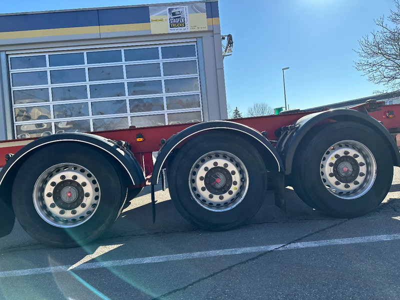 Containerbil/ Växelflak semitrailer Fliegl Containerchassis für 2 Wechselbrücken 15 m extralang!