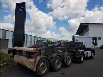 Containerbil/ växelflak semitrailer Jung KSA-34/20 Containerkipper Wechselfahrgest.