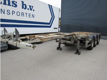 Kromhout 3-ass.containerchassis HC - Containerbil/ Växelflak semitrailer