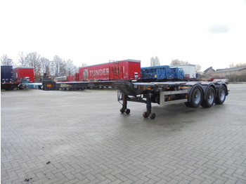 Containerbil/ växelflak semitrailer Nooteboom FT-43-03V