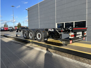 Containerbil/ växelflak semitrailer Pacton containerchassis met uitschuiftafel | 40ft. | 45 ft.