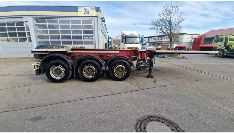 Containerbil/ Växelflak semitrailer Schwarzmüller kurzes 3- Achs Chassis ADR für Chemie Spezialbehäl kurzes 3- Achs Chassis ADR für Chemie Spezialbehälter