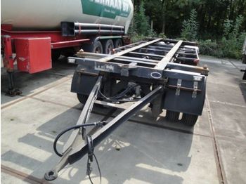 Vogelzang 2-assige aanhangwagen - Containerbil/ Växelflak semitrailer