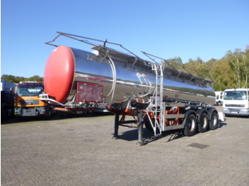 Tanktrailer för transportering kemikalier Crane Fruehauf Chemical tank inox 18.5 m3 / 1 comp: bild 1