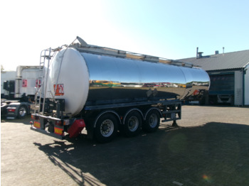Tanktrailer för transportering kemikalier Crane Fruehauf Chemical tank inox 37.5 m3 / 1 comp + pump: bild 4