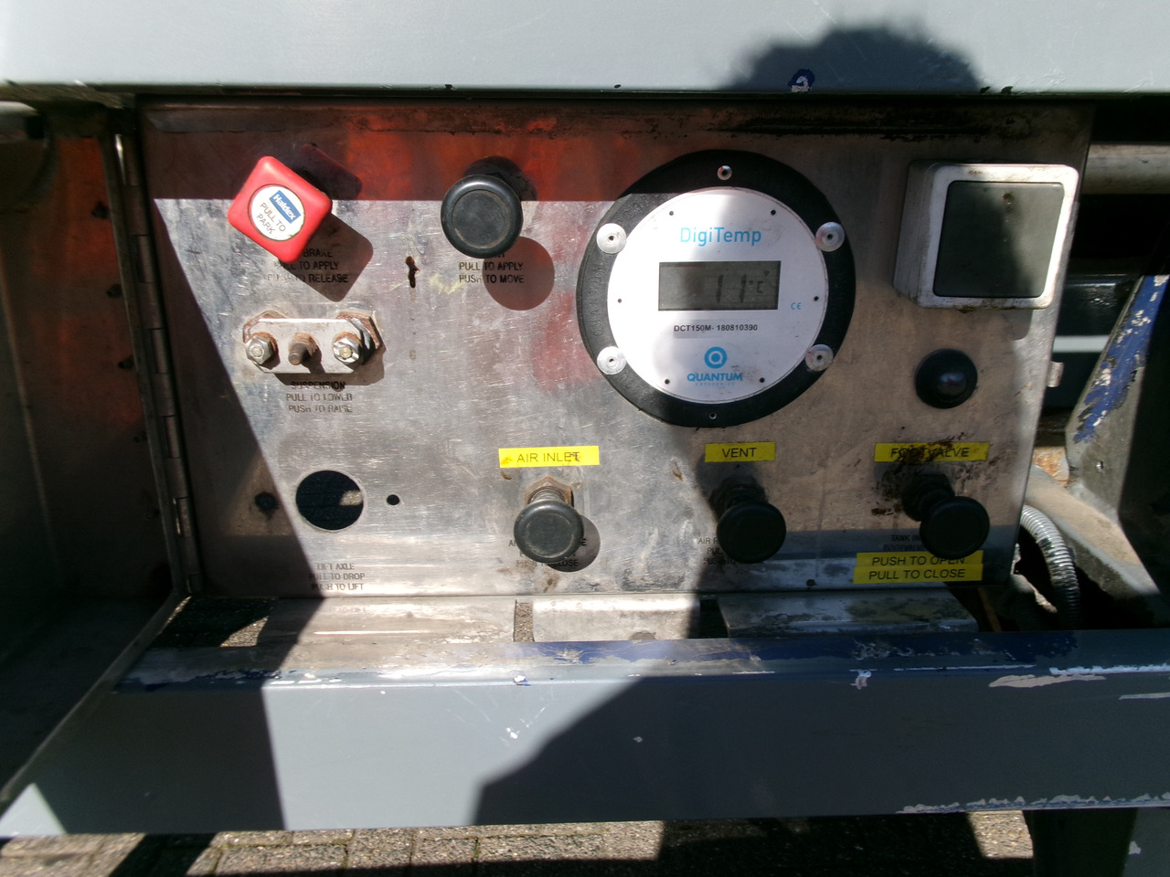 Tanktrailer för transportering kemikalier Crane Fruehauf Chemical tank inox 37.5 m3 / 1 comp + pump: bild 19