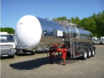 Tanktrailer för transportering livsmedel Crane Fruehauf Food tank inox 30 m3 / 1 comp + pump: bild 1