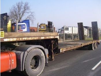Låg lastare semitrailer för transportering tunga maskiner DIV. DAPA: bild 1
