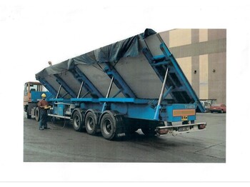 Flaktrailer EKW Flat bed Steel Plate Carrying Trailer luchtgeveerd, laadvermogen 30 ton: bild 1