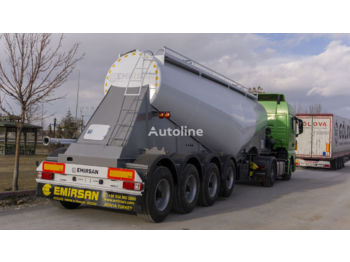 Ny Tanktrailer för transportering cement EMIRSAN 2022 4 Axle Cement Tanker Trailer: bild 1