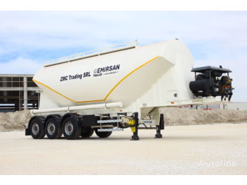 Ny Tanktrailer för transportering cement EMIRSAN 2022 W Type Cement Tanker Trailer from Factory: bild 1