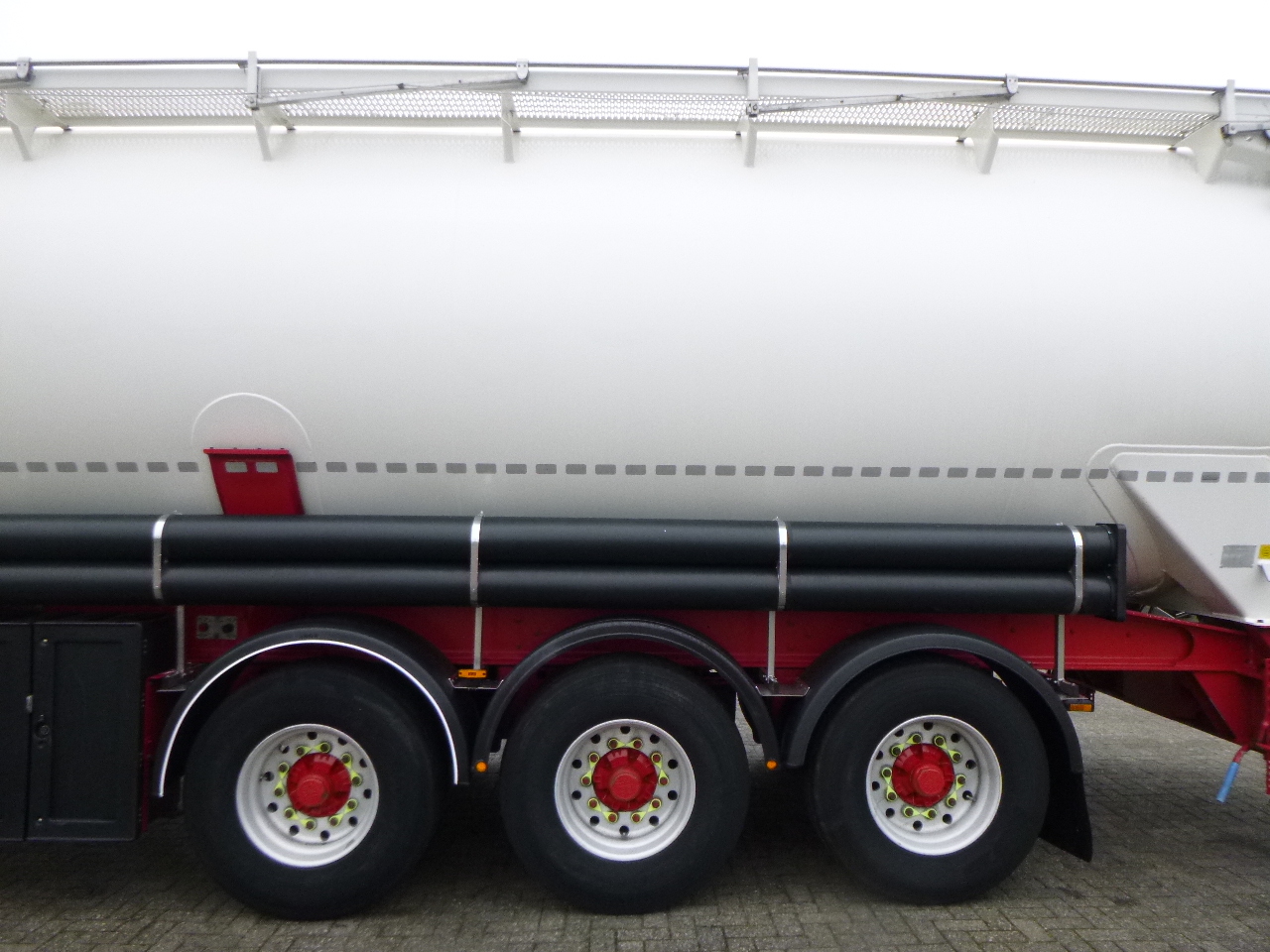 Tanktrailer för transportering mjöl Feldbinder Powder tank alu 63 m3 (tipping): bild 5