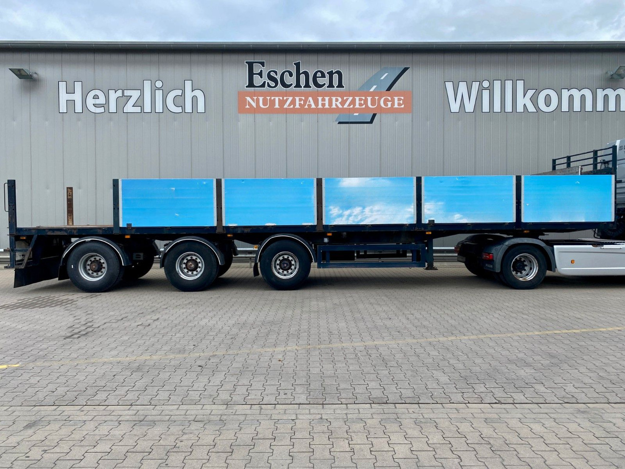 Flaktrailer KWB/Bree Rollkranauflieger | 2+3.Achse gelenkt
