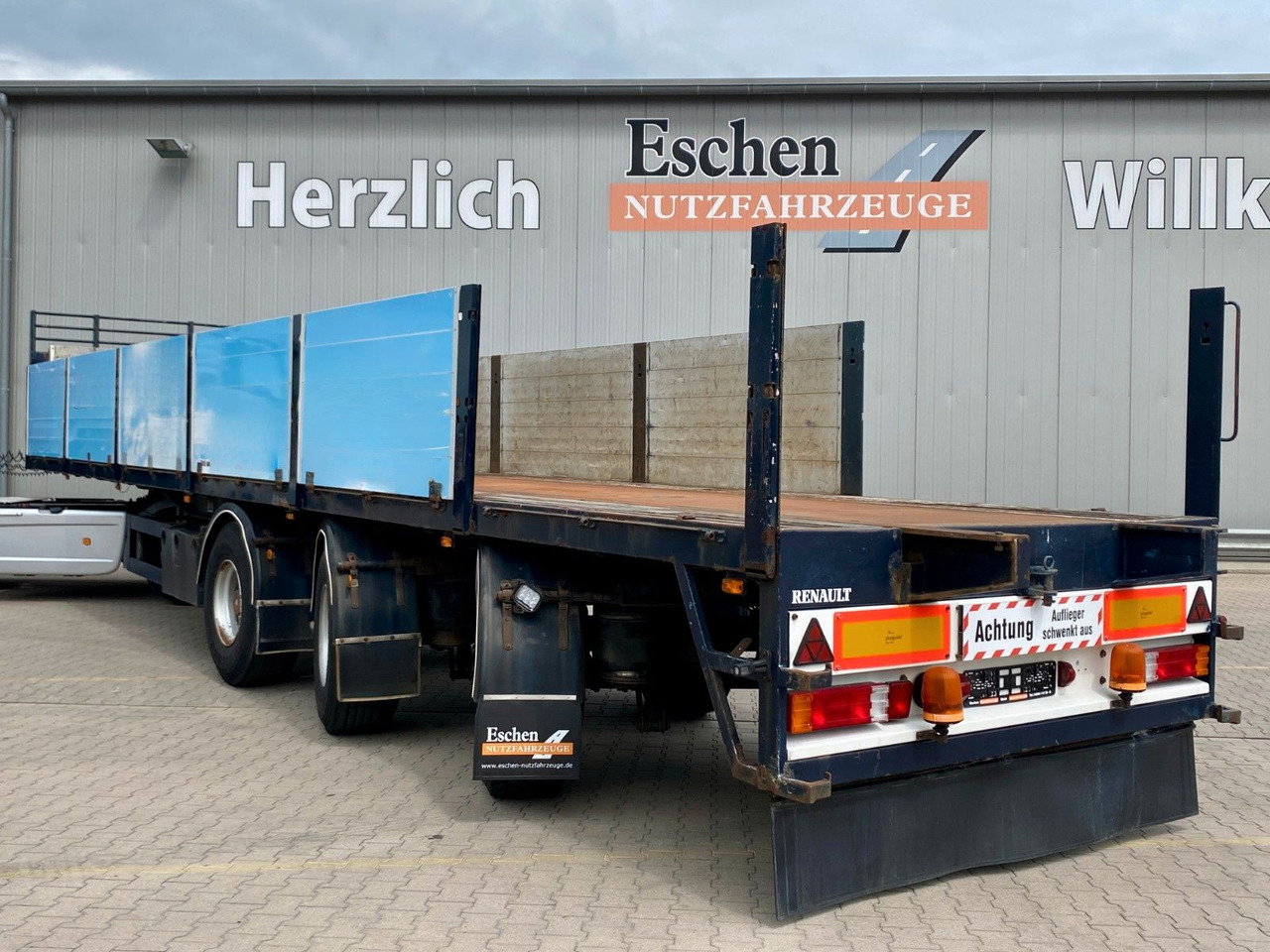 Flaktrailer KWB/Bree Rollkranauflieger | 2+3.Achse gelenkt