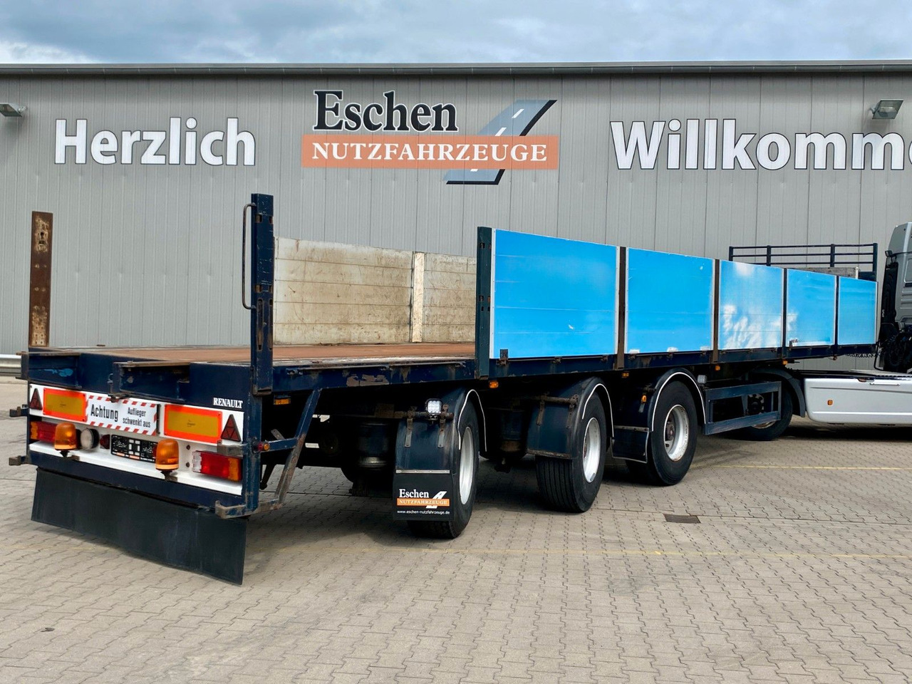 Flaktrailer KWB/Bree Rollkranauflieger | 2+3.Achse gelenkt