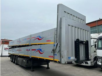 Flaktrailer Kögel S 24 * PRITSCHE * BORDWAND * LIFTACHSE *2 X *