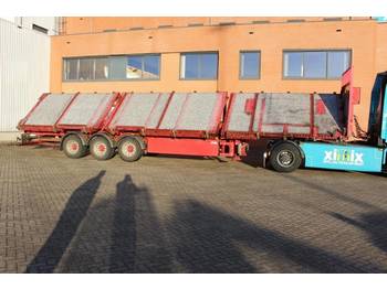 Flaktrailer Schmidt 3-ass. Schuinlader // Naloop gestuurd