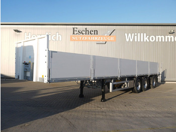 Flaktrailer  Schröder 12,85m|Rollkran-Kran*Pritsche*Lenkachse