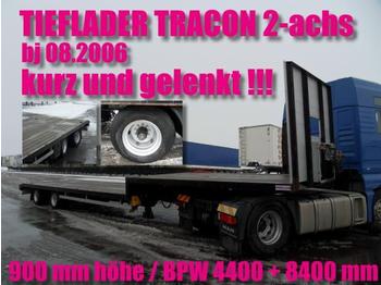  TRACON 2-achs / LENKACHSE / BPW / NL 28690 kg - Flaktrailer