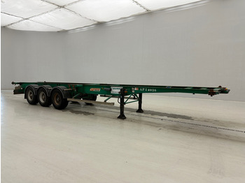 Containerbil/ Växelflak semitrailer Fruehauf Skelet 2 x 20-40 ft: bild 3
