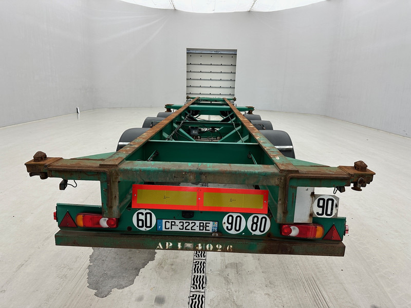Containerbil/ Växelflak semitrailer Fruehauf Skelet 2 x 20-40 ft: bild 5