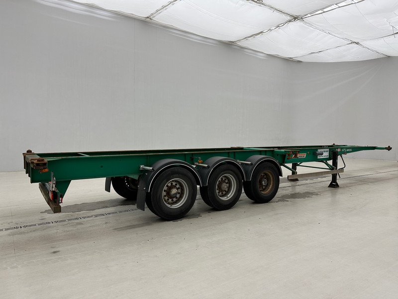 Containerbil/ Växelflak semitrailer Fruehauf Skelet 2 x 20-40 ft: bild 4