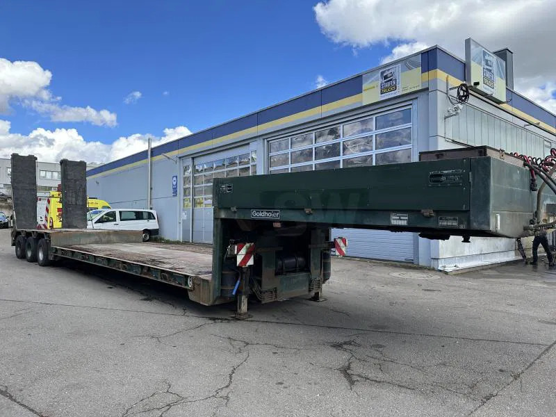 Semitrailer Goldhofer STZ -TL 3 -33/80 3-Achs TL 3x Lenk Rampen TÜV NEU! STZ -TL 3 -33/80 3-Achs TL 3x Lenk Rampen TÜV NEU!