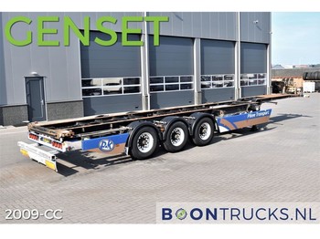 Containerbil/ Växelflak semitrailer Groenewegen + GENSET (2007) | 40-45ft CHASSIS * APK 09-2022: bild 1