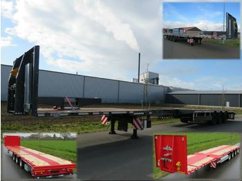 Ny Låg lastare semitrailer HRD 3-Achs teleskopierbares MEGA Plateaufahrgestell: bild 1