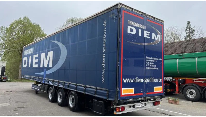 Kapelltrailer Berger 2 x MEGA LIGHT Tautliner Hubdach TÜV NEU!  Liftach 2 x MEGA LIGHT Tautliner Hubdach TÜV NEU! Liftachse