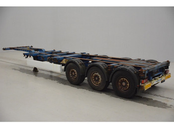 Containerbil/ Växelflak semitrailer Krone Polyvalent skelet 20-30-40ft: bild 5
