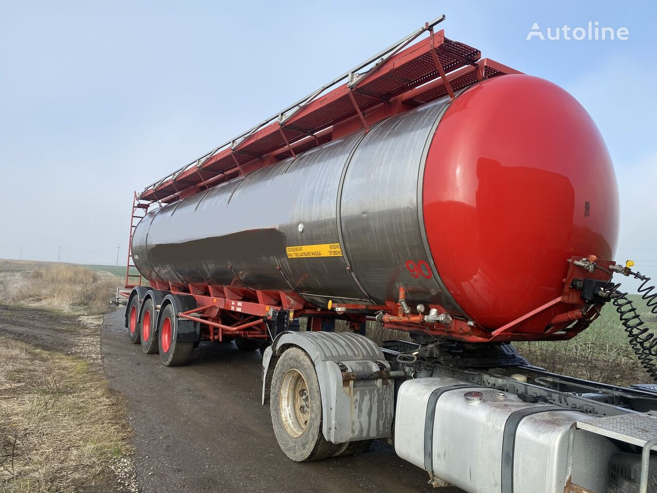 Tanktrailer för transportering livsmedel LAG cisterna - chimice - INOX ALIMENTAR - agricultura: bild 15