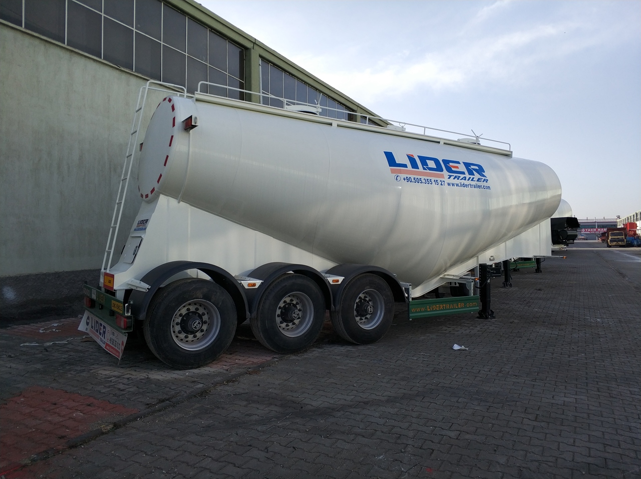 Ny Tanktrailer för transportering cement LIDER 2023 MODEL NEW CEMENT TANKER: bild 15