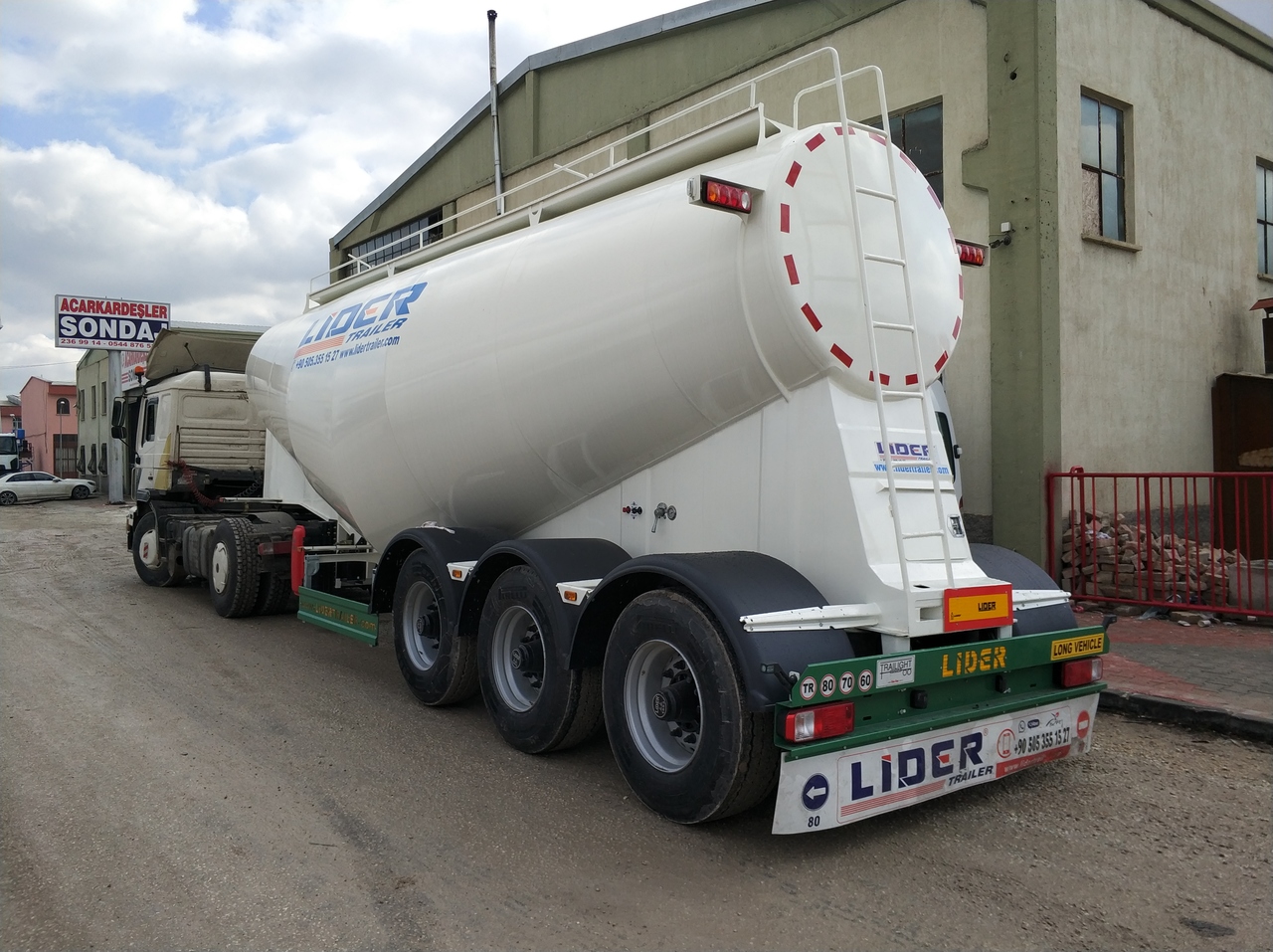 Ny Tanktrailer för transportering cement LIDER 2023 MODEL NEW CEMENT TANKER: bild 16