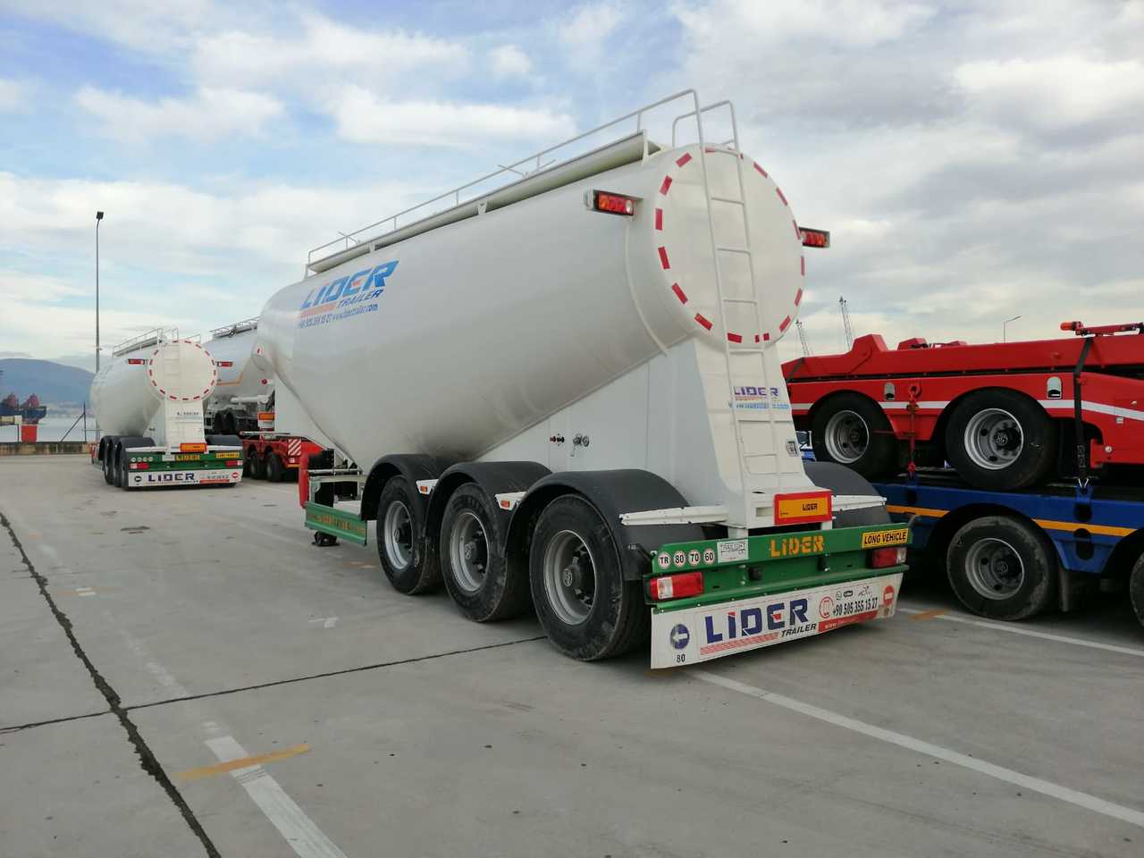 Ny Tanktrailer för transportering cement LIDER 2023 MODEL NEW CEMENT TANKER: bild 18