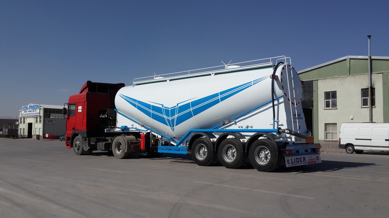 Ny Tanktrailer för transportering cement LIDER 2024 MODEL NEW CEMENT TANKER: bild 11