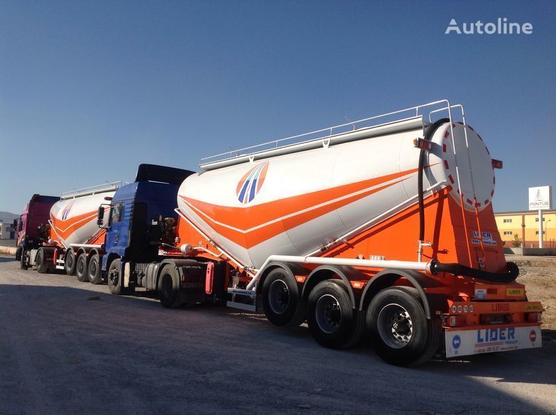 Ny Tanktrailer för transportering cement LIDER 2024 MODEL NEW CEMENT TANKER: bild 4
