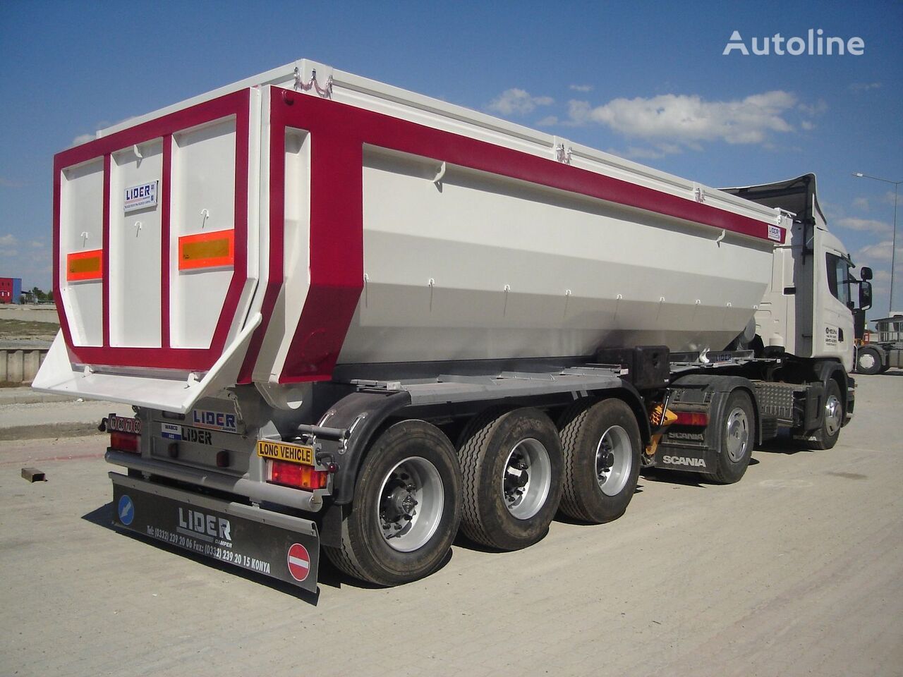 Ny Tippbil semitrailer LIDER 2024 NEW READY IN STOCKS DIRECTLY FROM MANUFACTURER COMPANY AVAILABLE: bild 8