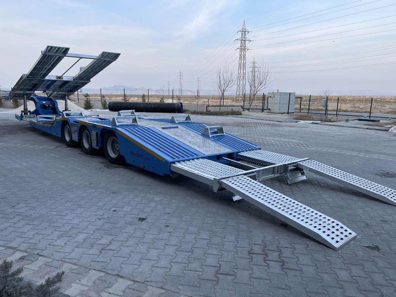 Ny Biltransportbil semitrailer för transportering tunga maskiner LIDER 2024 NEW UNUSED READY IN FACTORY STOCK: bild 13