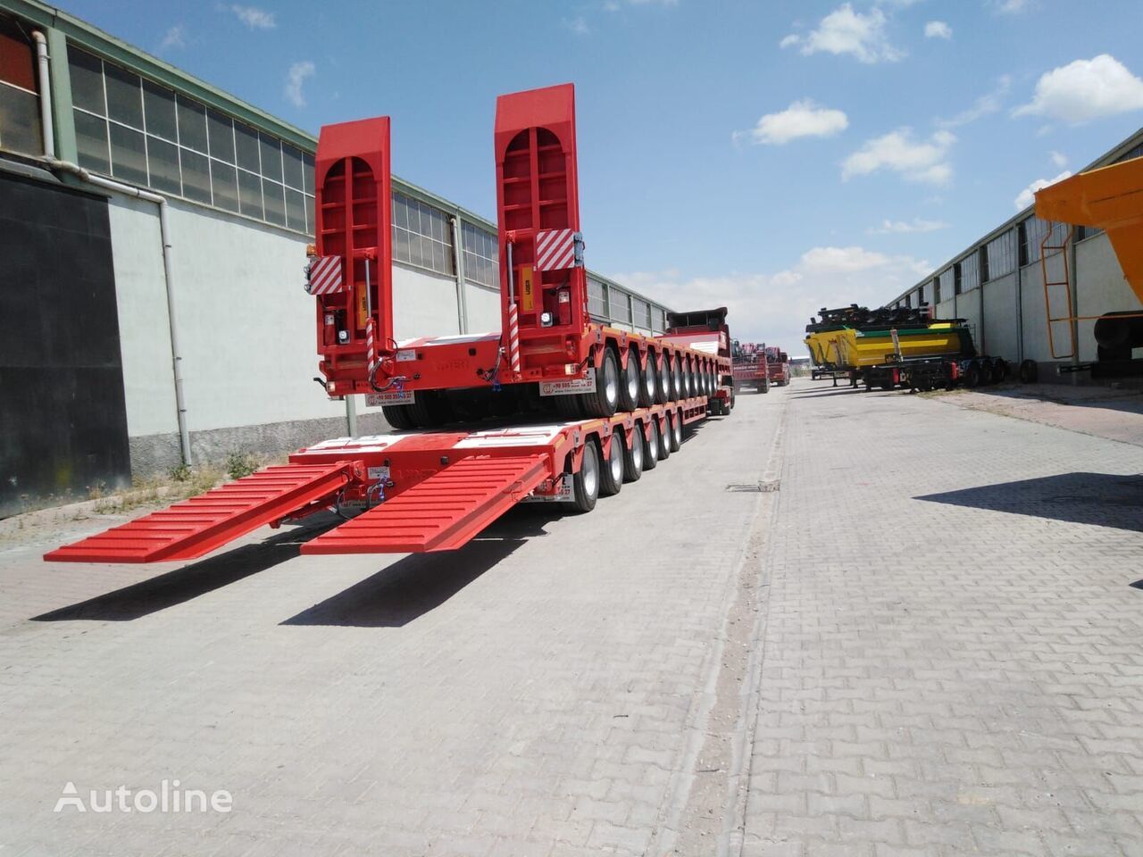 Ny Låg lastare semitrailer LIDER 2024 model 150 Tons capacity Lowbed semi trailer: bild 15