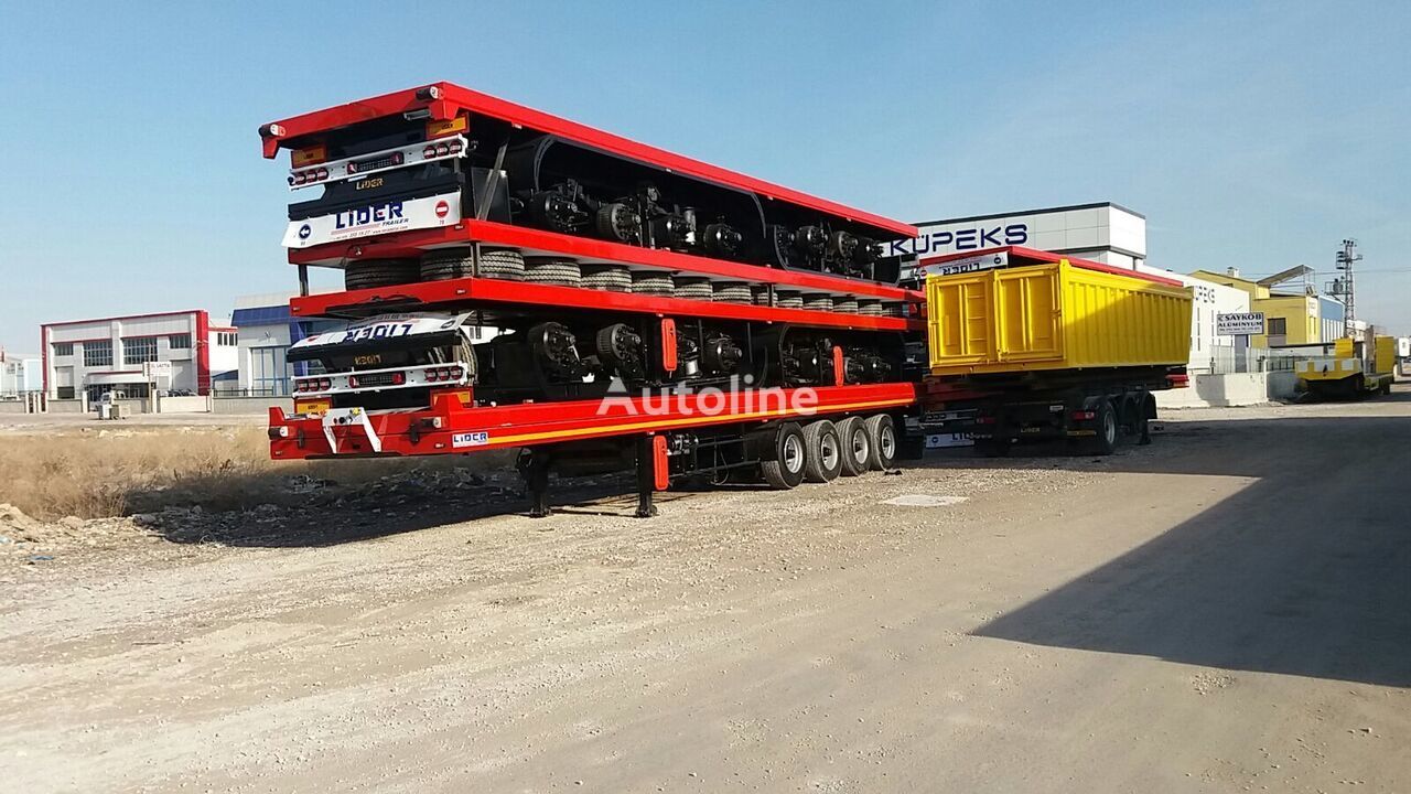 Ny Containerbil/ Växelflak semitrailer LIDER NEW 2024 MODELNEW READY IN STOCKS From MANUFACTURER STOCK: bild 4